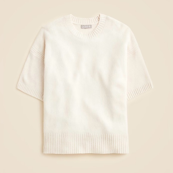 New! JCrew Oversized sweater-tee in Lambs wool, LG - Picture 6 of 6